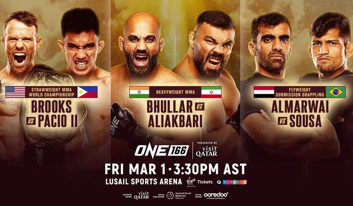 ONE Championship Announces 3 Fights For ONE 166: Qatar And Road To ONE Submission